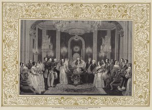The Christening of the Princess Royal in the Throne-Room at Buckingham Palace, 1841 by Charles Robert Leslie